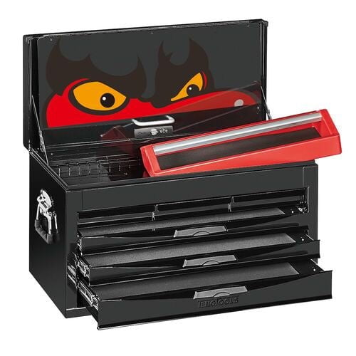 Teng Tools 6 Drawer Black Lockable Top Box - TC806NBK image 1