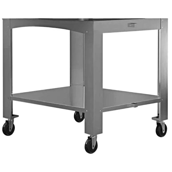 WPPO WKCT-3S Type 201 Stainless Steel Cart for Karma 42 Oven image 1