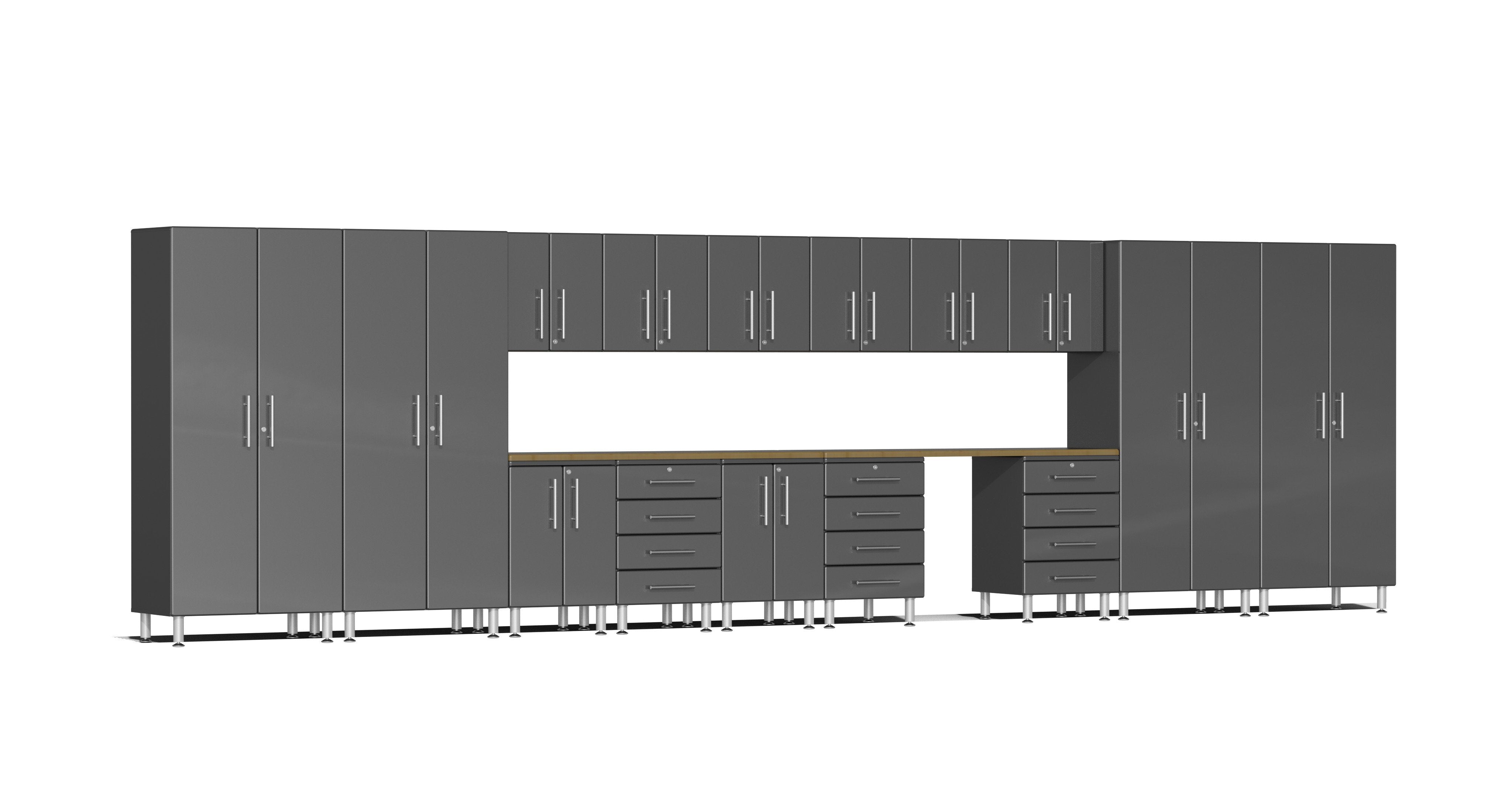 Ulti-MATE Garage 2.0 Series 17-Piece Super-System - UG22172G (Receive a FREE GearTrack with  5-Hooks - GAGP42GBEY) image 1