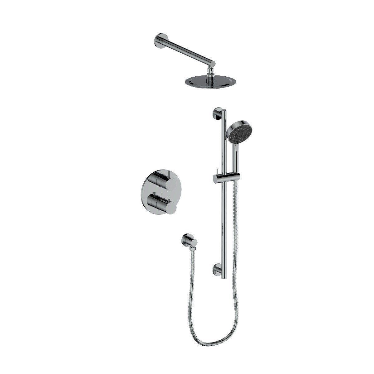 ZLINE Emerald Bay Thermostatic Shower System in Chrome (EMBY-SHS-T2-CH) image 1