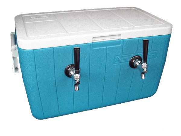 120' SS Coil Single Faucet Draft Beer Jockey Box - Stainless Steel Contact image 1
