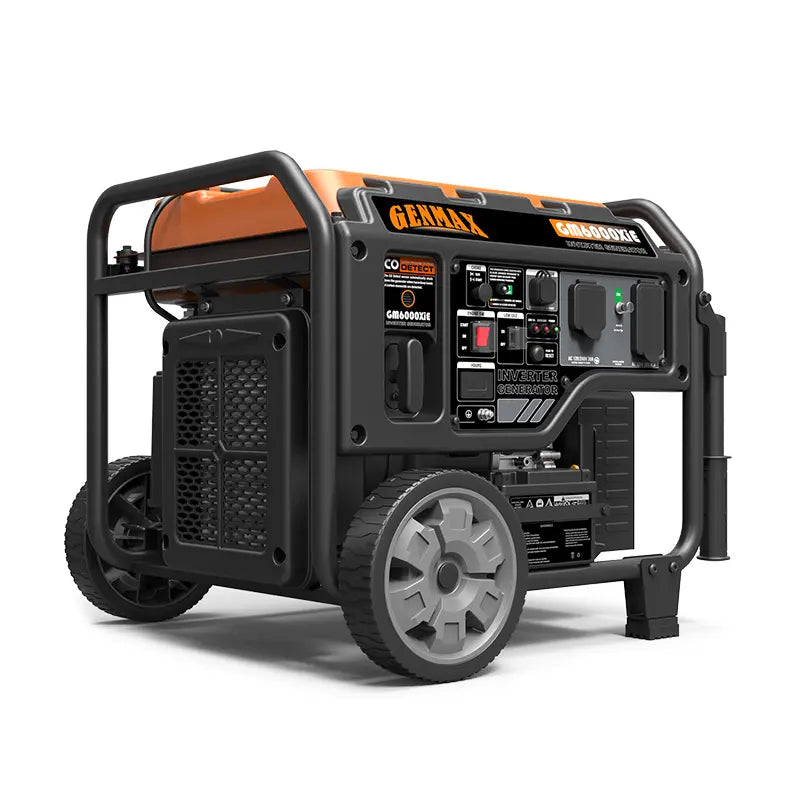 Genmax GM6000XiE Portable Inverter Generator 6000W open frame Gas Powered High Speed Engine with Electric Start image 1
