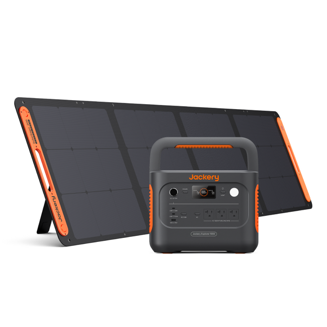 Jackery Explorer 1000V2 + 1 x SolarSaga 100 image 1