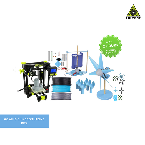 PicoSTEM Wind & Hydro Turbines Plus Classroom Pack -Lulzbot image 1