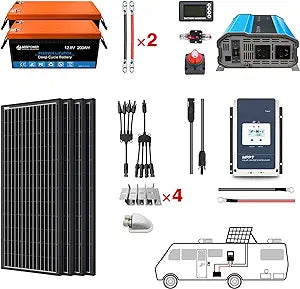 Acopower 200w Mono
400Ah
(2x200Ah) Li400Ah M800w image 1