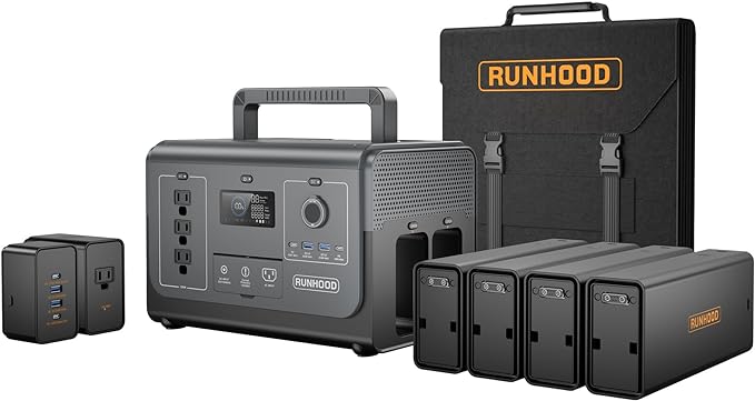 Runhood RALLYE 1200 PRO Power Station + 200W solar panel image 1