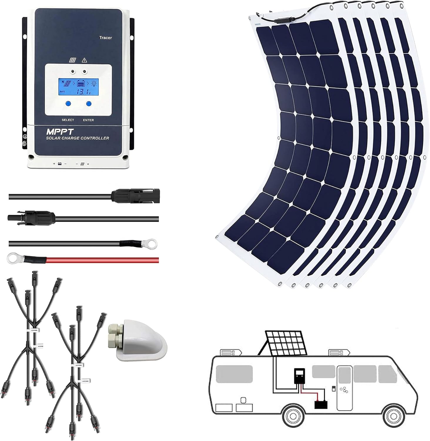 Acopower 110w flex Kit 660w 50A image 1