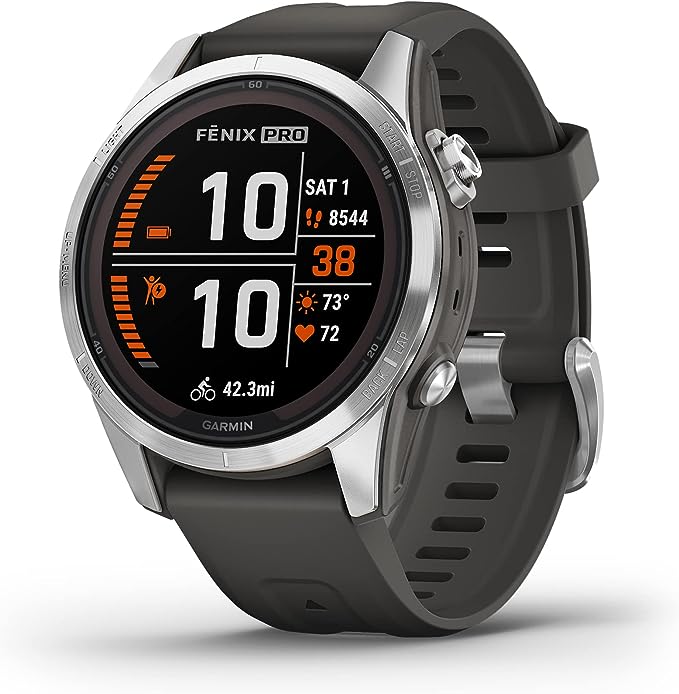 Garmin Fenix 7S Pro Solar Smartwatch image 1