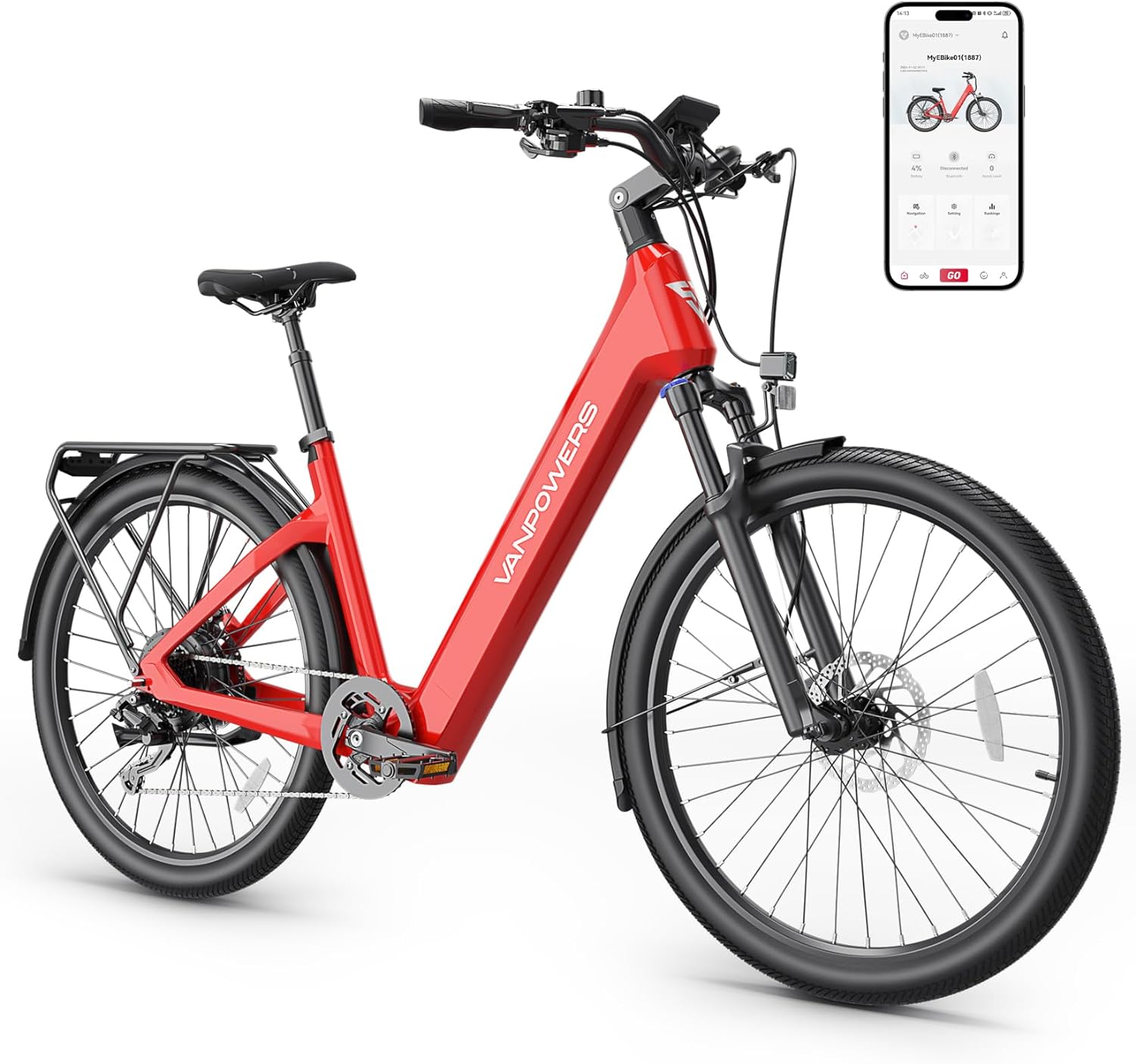 Vanpowers UrbanGlide-Pro Electric Bike image 1