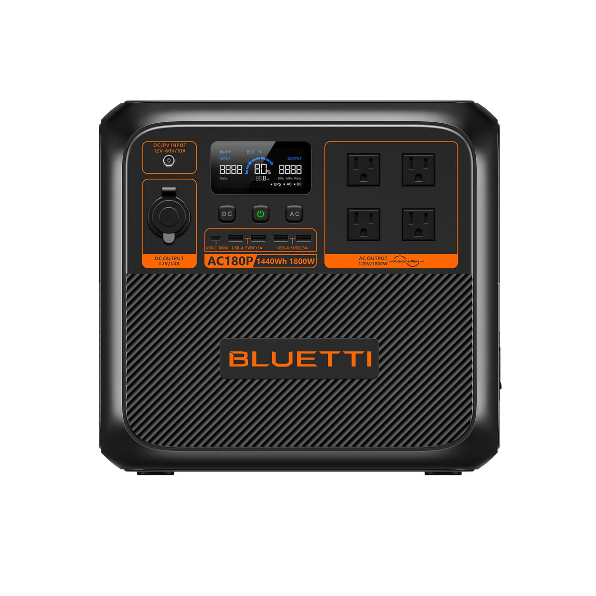 BLUETTI AC180P Solar Portable Power Station 