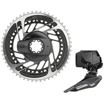 sram red axs power meter/front derailleur kit 52/39t 12-speed 8-bolt direct mount 2-position front derailleur image 1