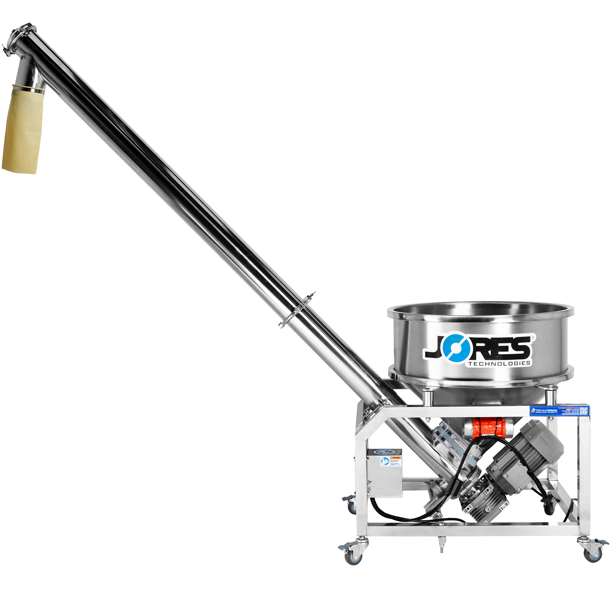 Stainless Steel Auger Screw Elevator for Powders PSE-87 image 1