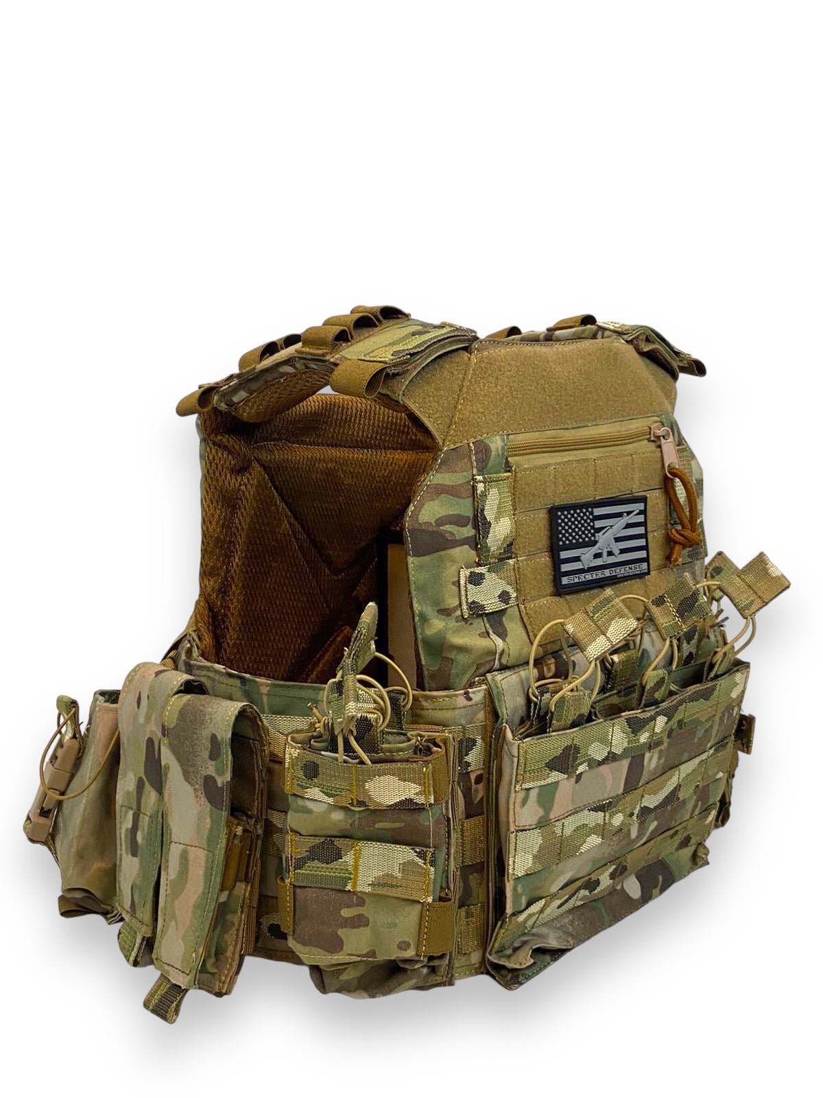 10 pcs Plate Carrier Vest (FAPV G4) Multicam image 1