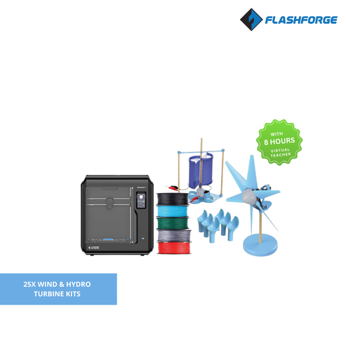 PicoSTEM Wind & Hydro Turbines Plus Complete System - FlashForge image 1