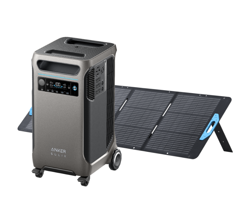 REFURBISHED Anker SOLIX F3800 Portable Power Station + 200W Anker Solar Panel image 1