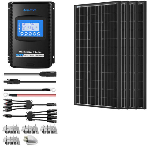 Acopower 200w kit
mono 400w 40A image 1