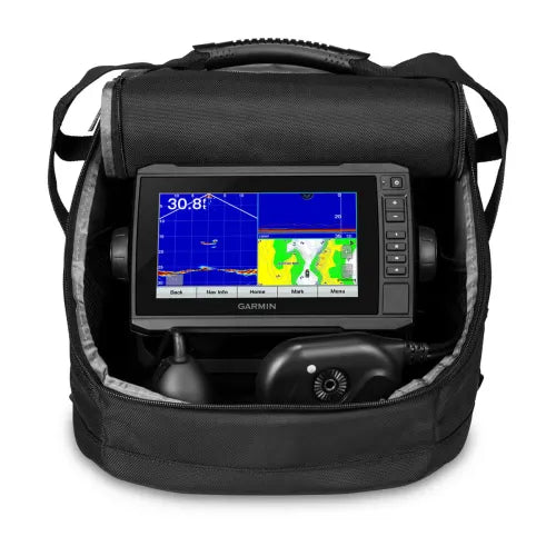 Garmin ECHOMAP UHD 73cv Panoptix PS22 Ice Fishing Bundle image 1