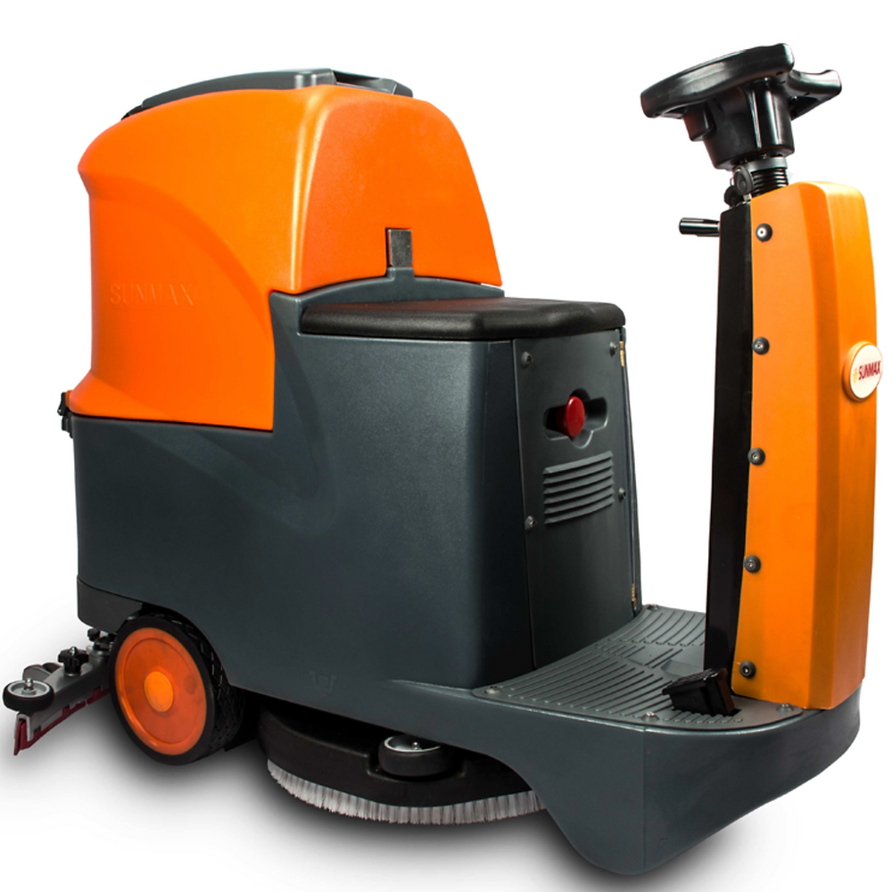 RT70 Ride-On Floor Scrubber, 48000 Sqft/H Efficiency, 18.5 Gal Tanks, 31-inch Squeegee Width image 1