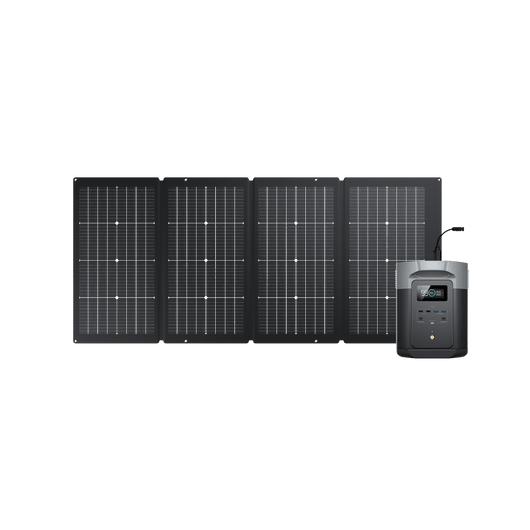Ecoflow Delta 2 Max Portable Power Station + 220W Solar Panel image 1