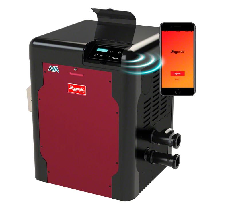 Raypak AVIA 264K BTU Propane Gas Heater - WiFi & Digital Control image 1