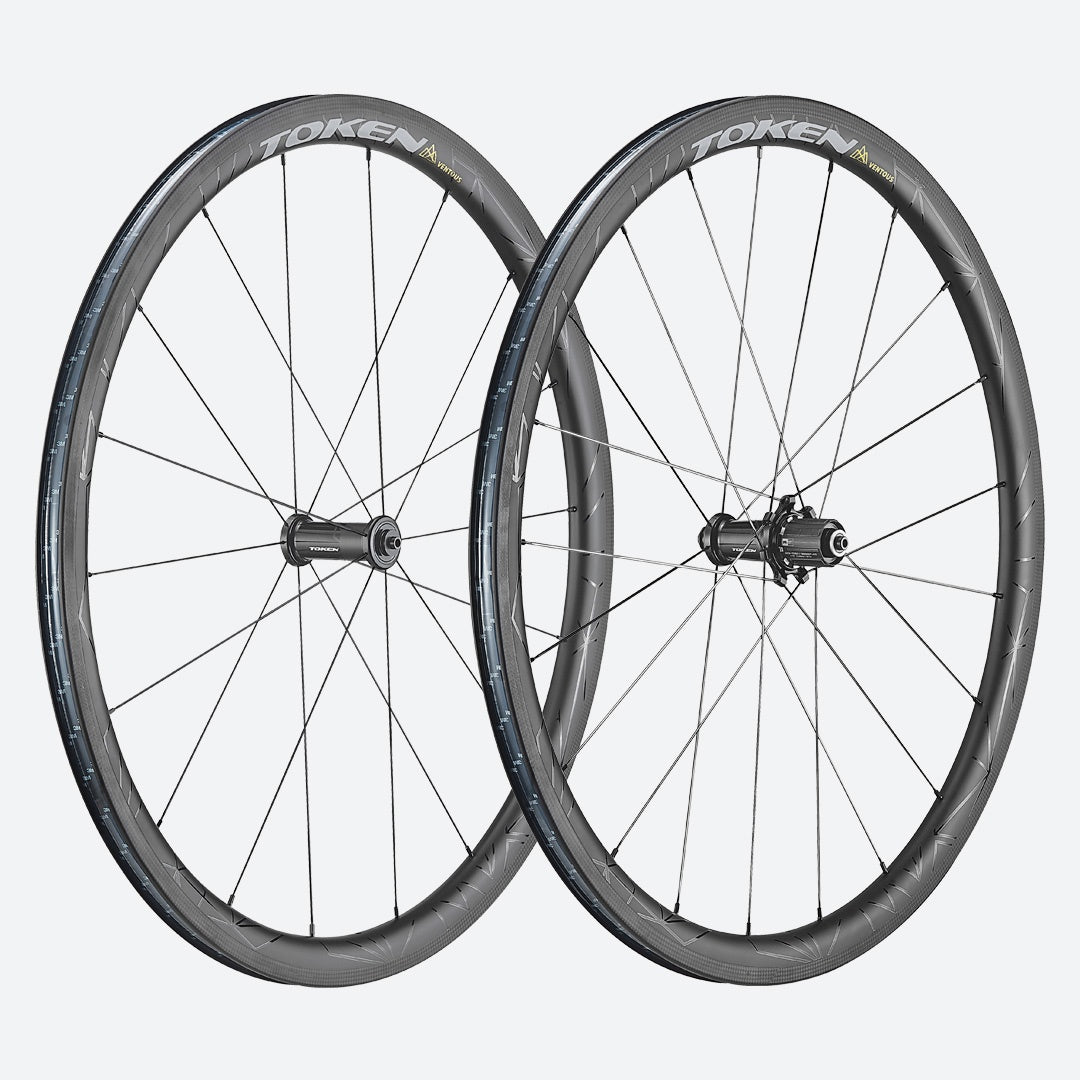 Token Ventous Disc 36mm Carbon Tubeless Road Racing 700c Wheelset image 1