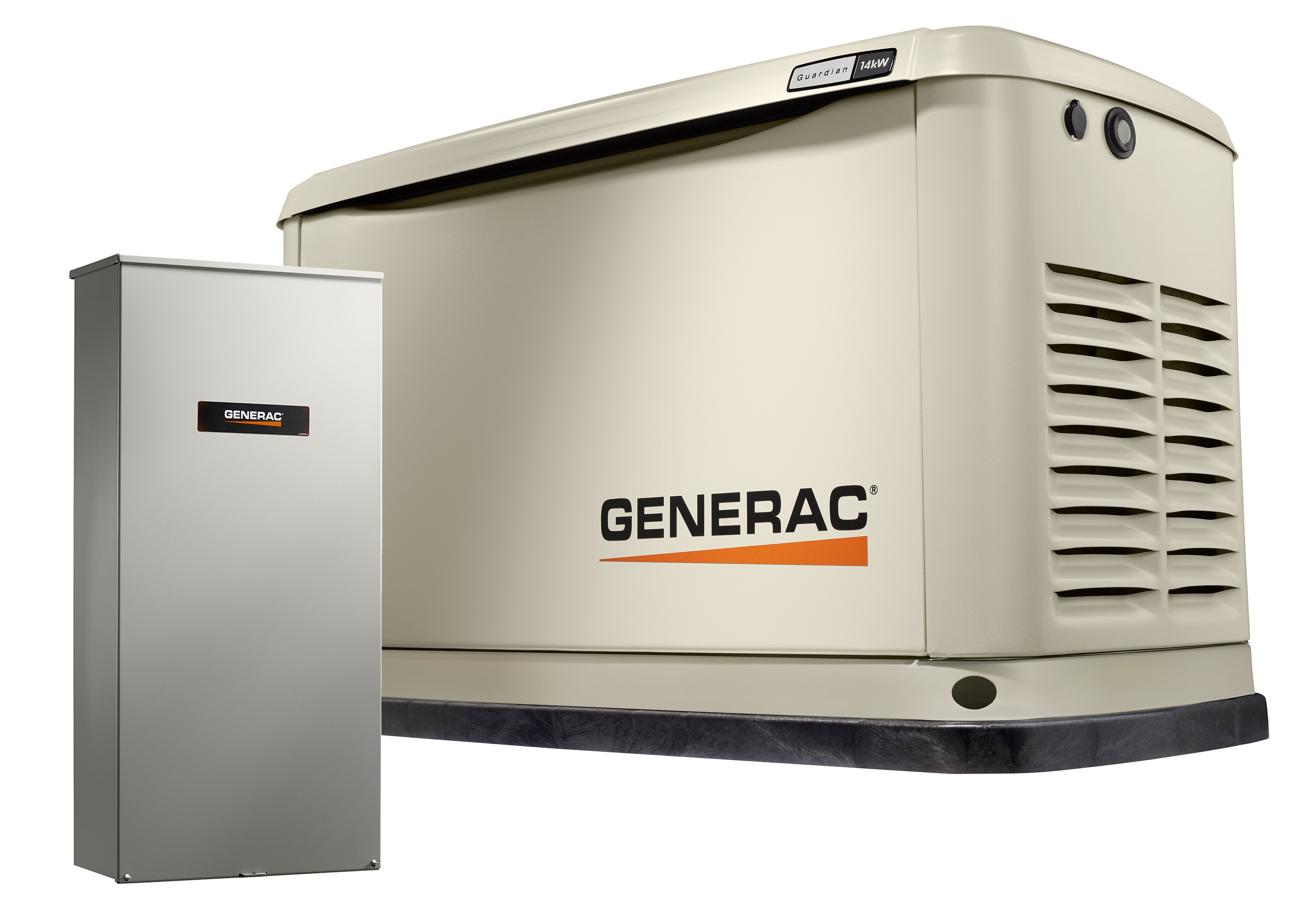 Generac 14/14 kW Air-Cooled Standby Generator, Alum Enclosure, 16 Circuit LC NEMA3 image 1