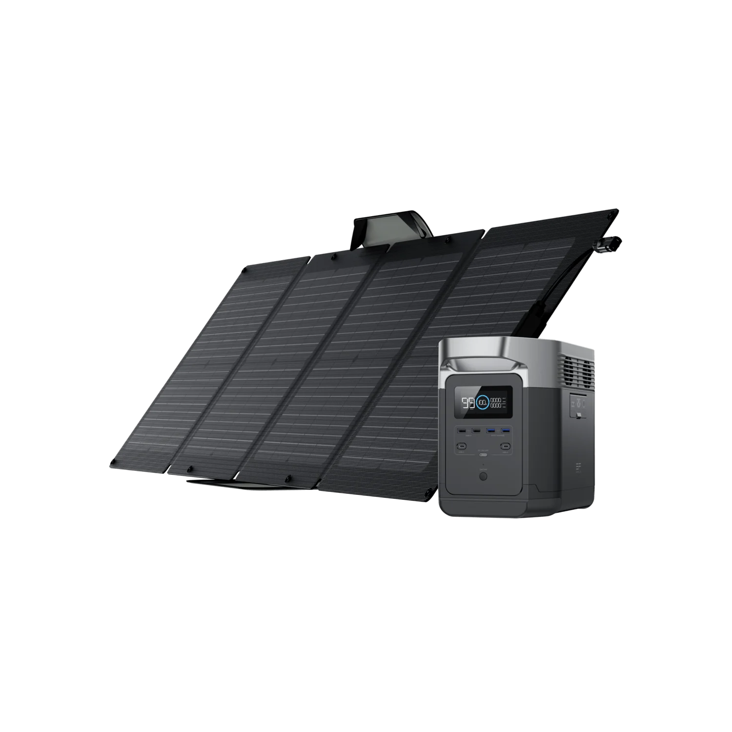 EcoFlow DELTA 2 Portable Power Station + 110W Portable Solar Panel image 1