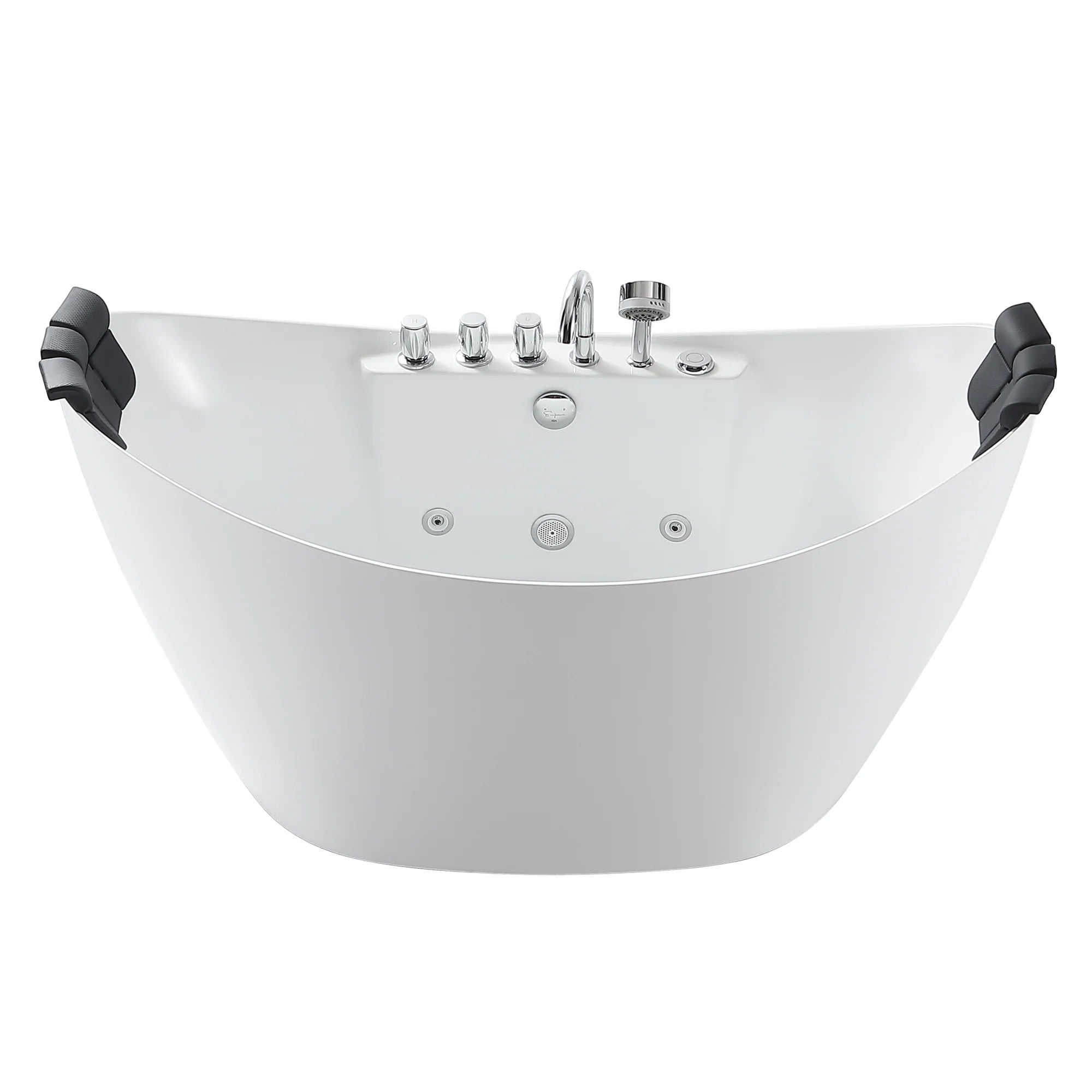 Empava 67 in. Whirlpool Freestanding Acrylic Bathtub - EMPV-67AIS10 image 1