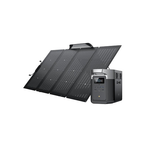 EcoFlow DELTA 2 Portable Power Station + 220W Portable Solar Panel image 1