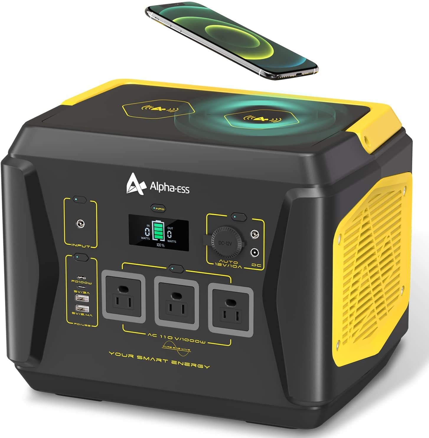 AlphaESS BlackBee 1000 Watt Portable Power Station image 1