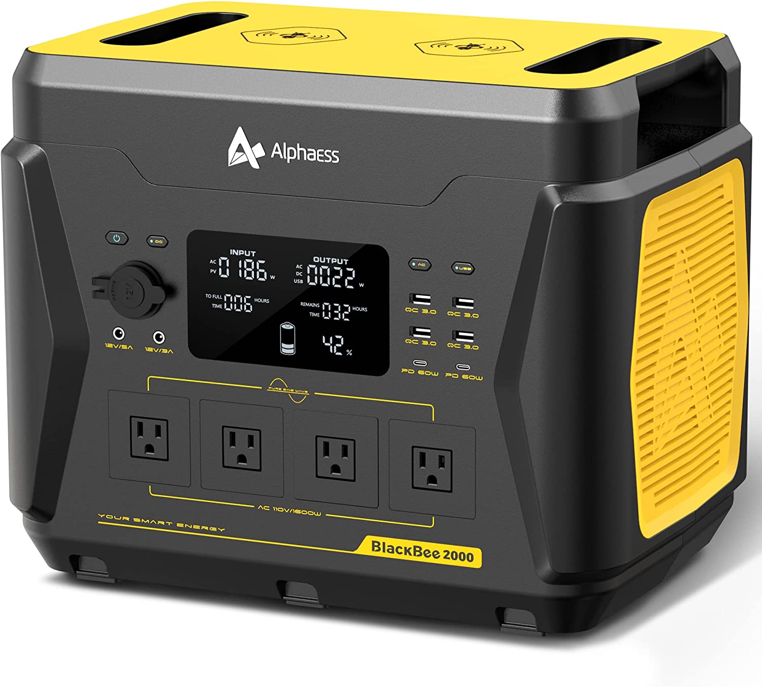 AlphaESS BlackBee 2000 Watt Portable Power Station image 1