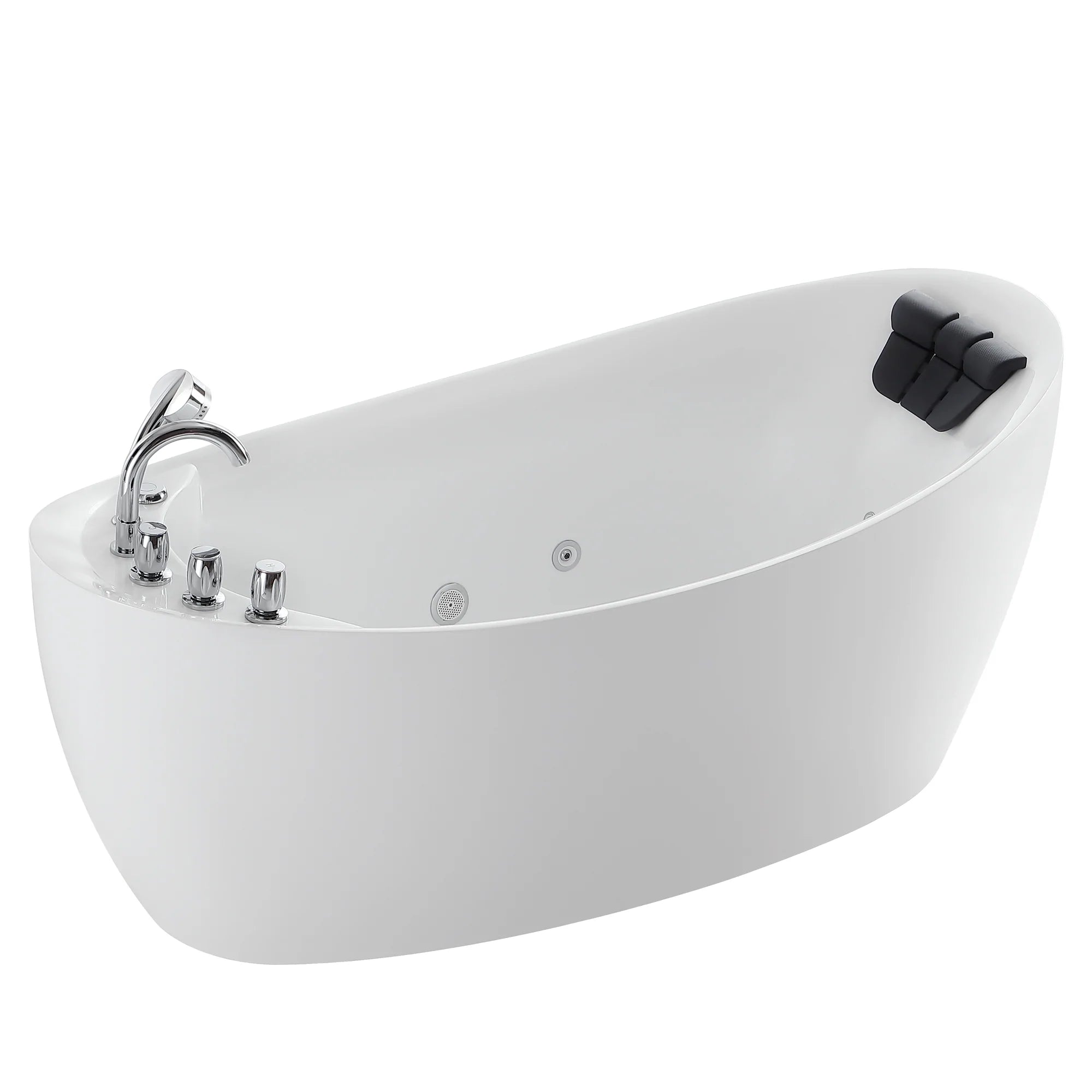 Empava 67 in. Whirlpool Freestanding Acrylic Bathtub - EMPV-67AIS02 image 1