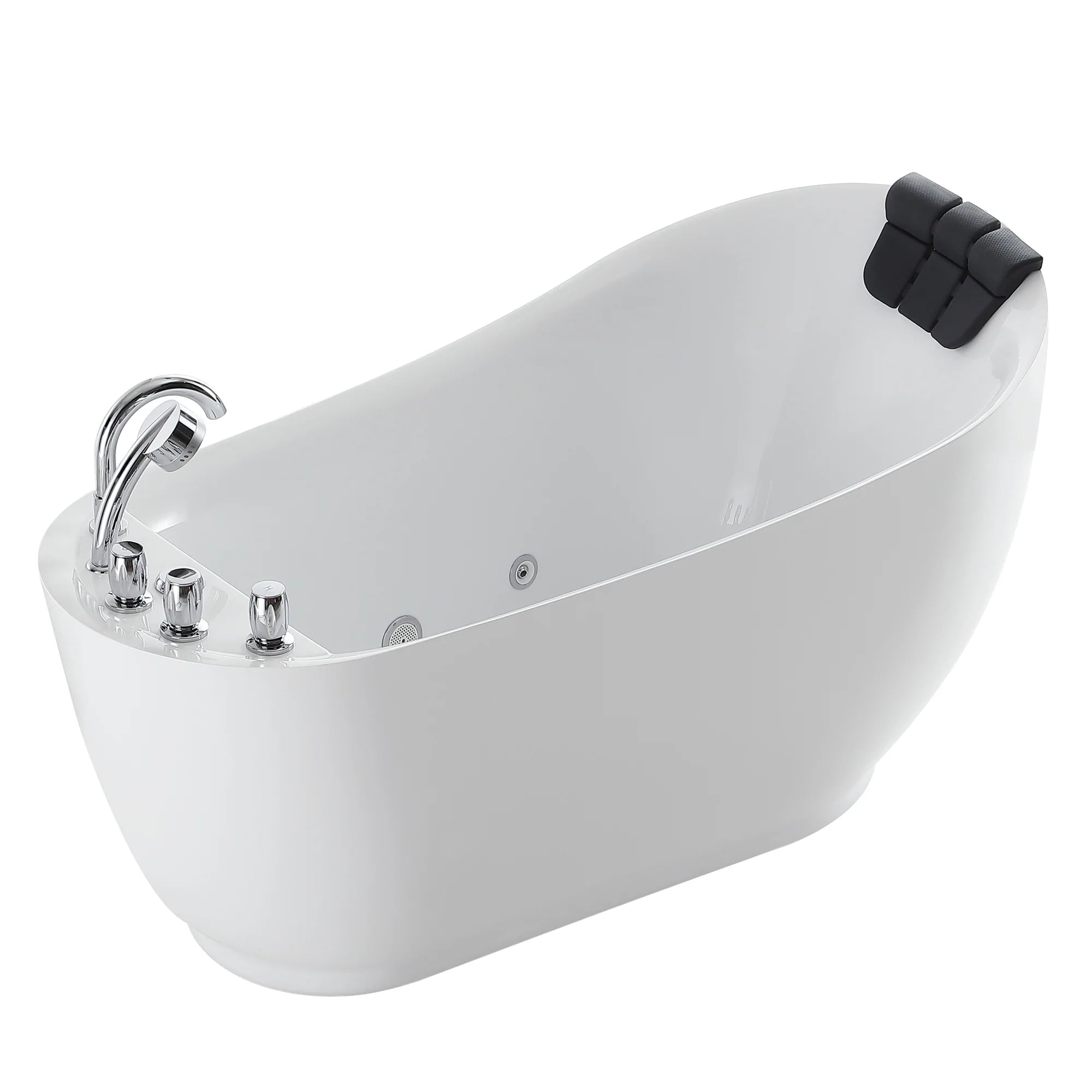 Empava 67 in. Whirlpool Freestanding Acrylic Bathtub - EMPV-67AIS05 image 1