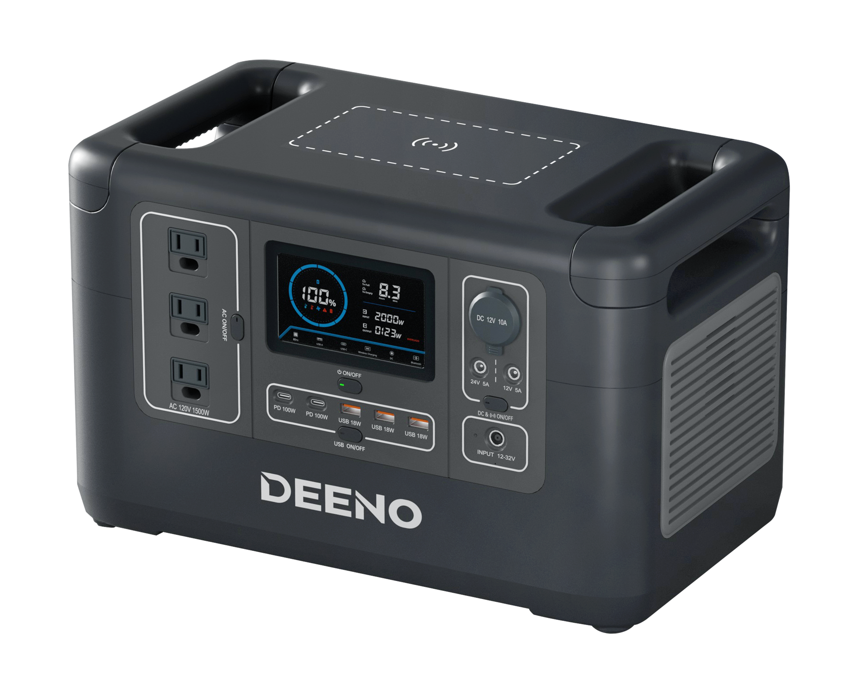 Deeno X1500 Portable Power Station image 1