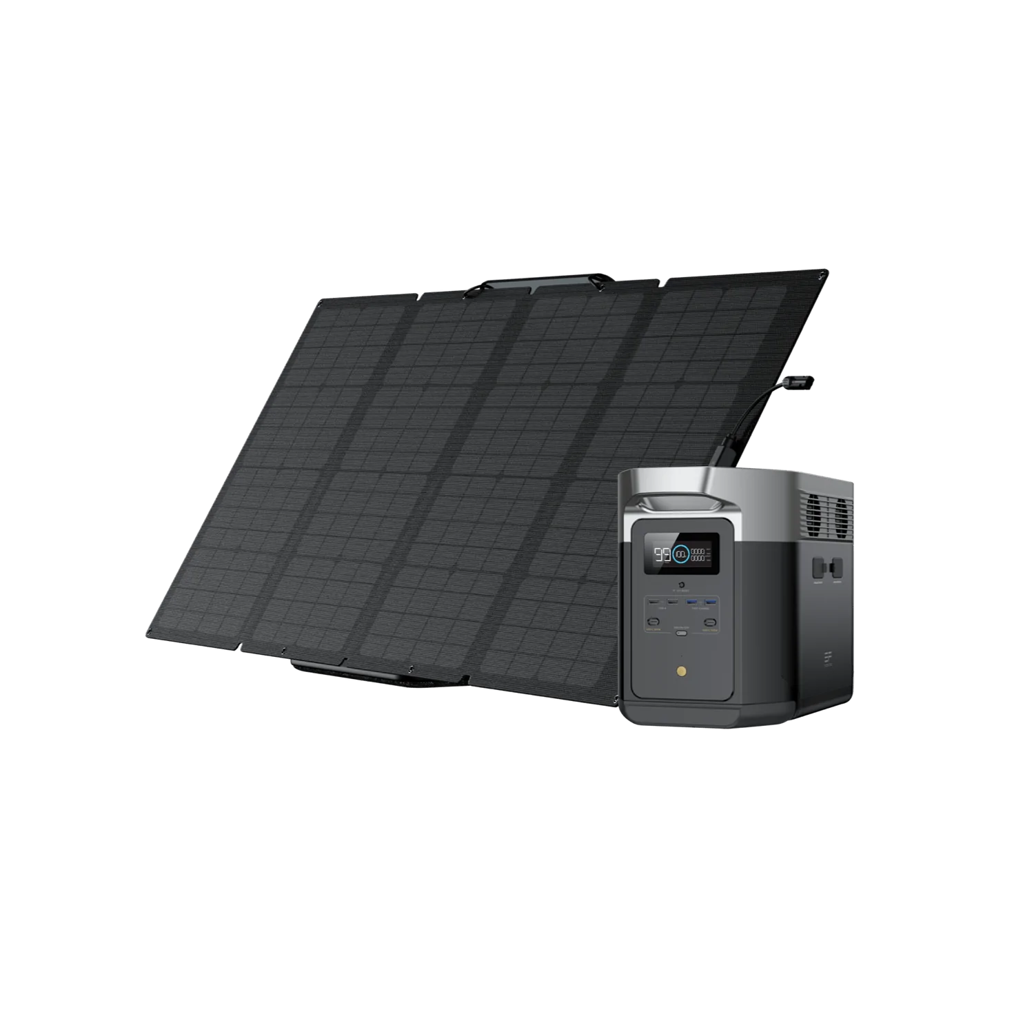 EcoFlow DELTA 2 Portable Power Station + 160W Portable Solar Panel image 1
