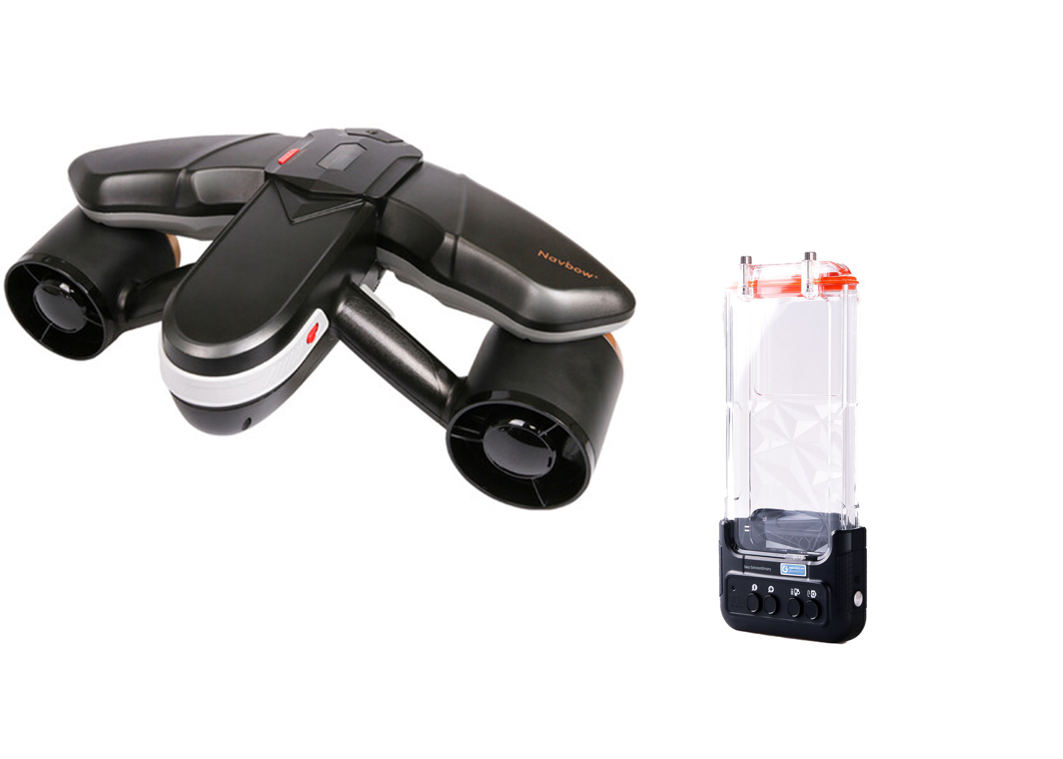 Special Bundle: Sublue Navbow+ Electric Underwater Scooter and Sublue Smart Waterproof Phone Case H1 image 1