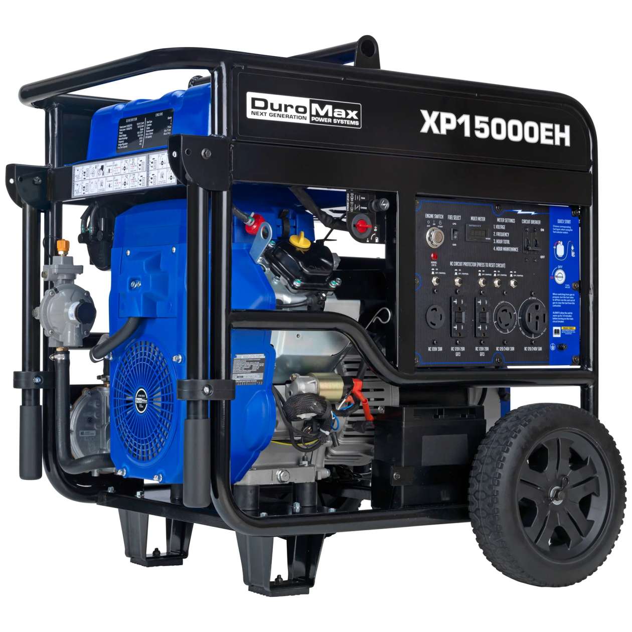 REFURB DuroMax XP15000EH 15,000 Watt Dual Fuel Hybrid Generator (Grade A) image 1