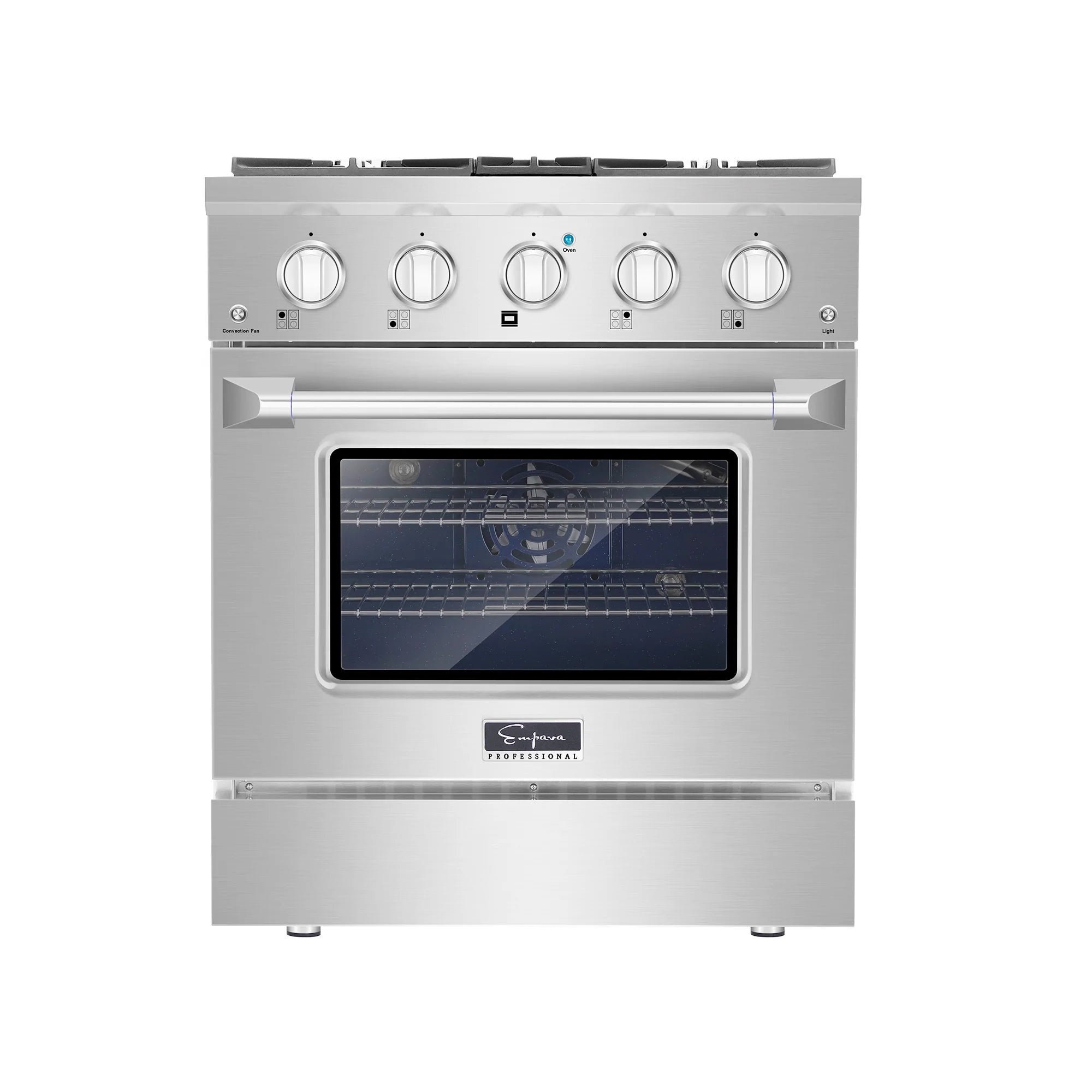 Empava 30 in. Pro-Style Slide-In Single Oven Gas Range 30GR07 image 1