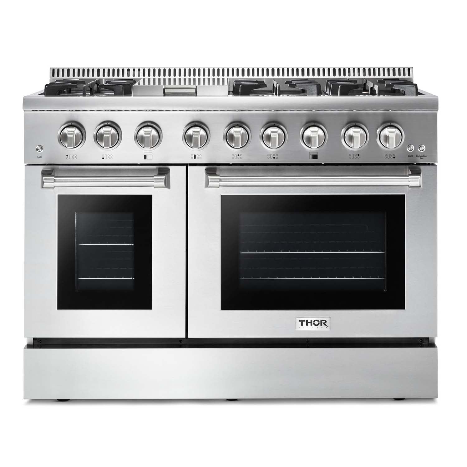 Thor Kitchen 48 Inch Professional Dual Fuel Range in Stainless Steel image 1