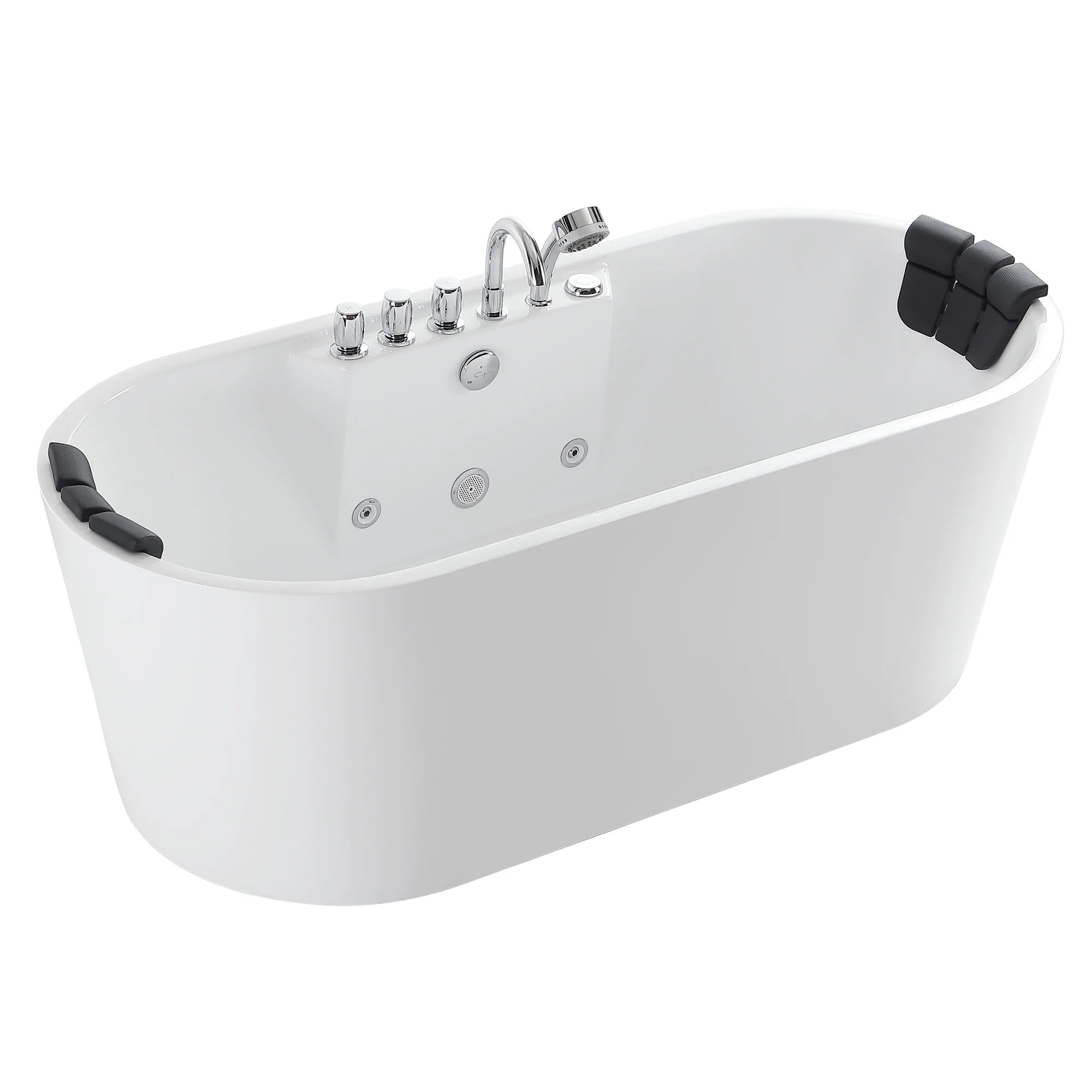 Empava 67 in. Whirlpool Acrylic Freestanding Bathtub - EMPV-67AIS01 image 1