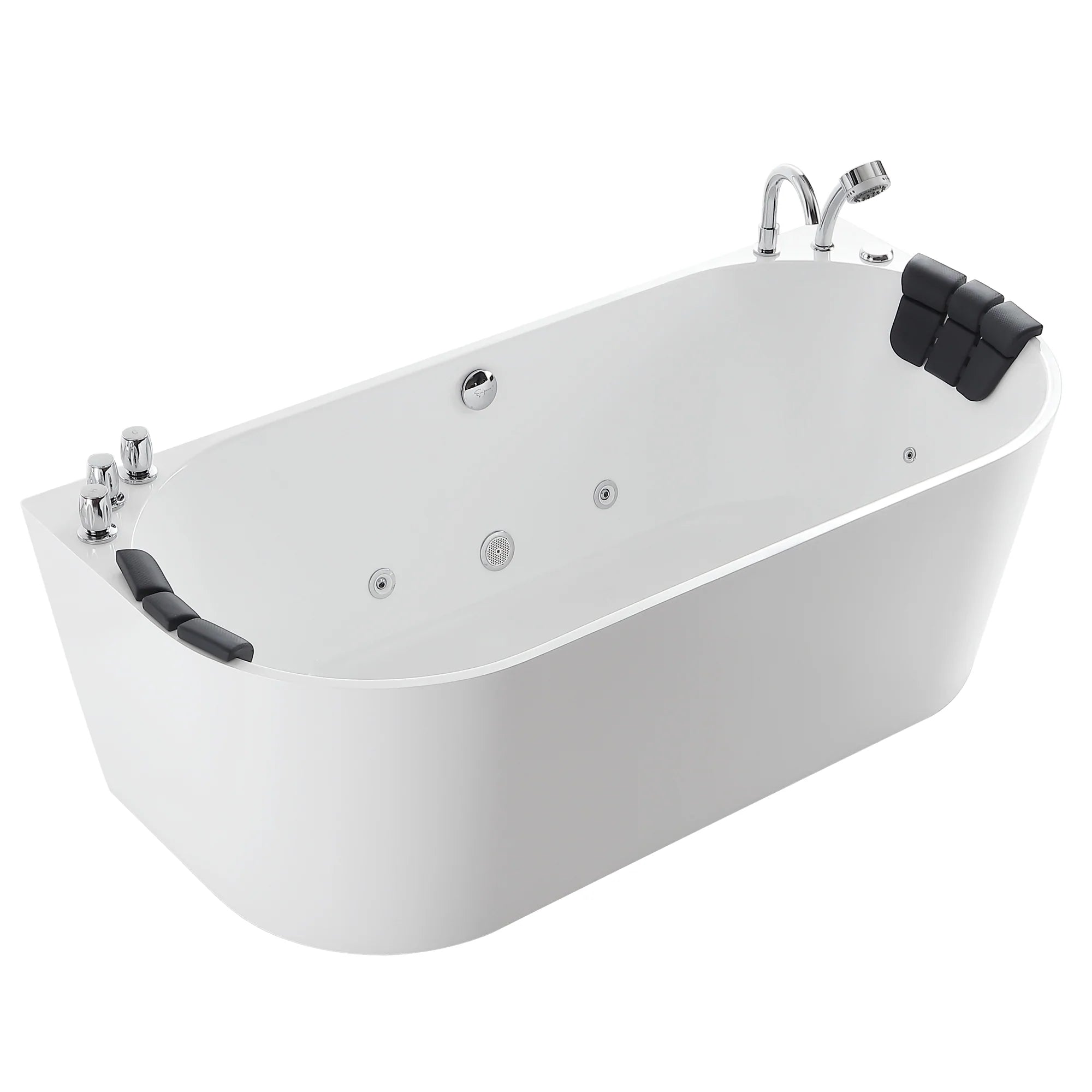 Empava 67 in. Whirlpool Freestanding Acrylic Bathtub - EMPV-67AIS07 image 1