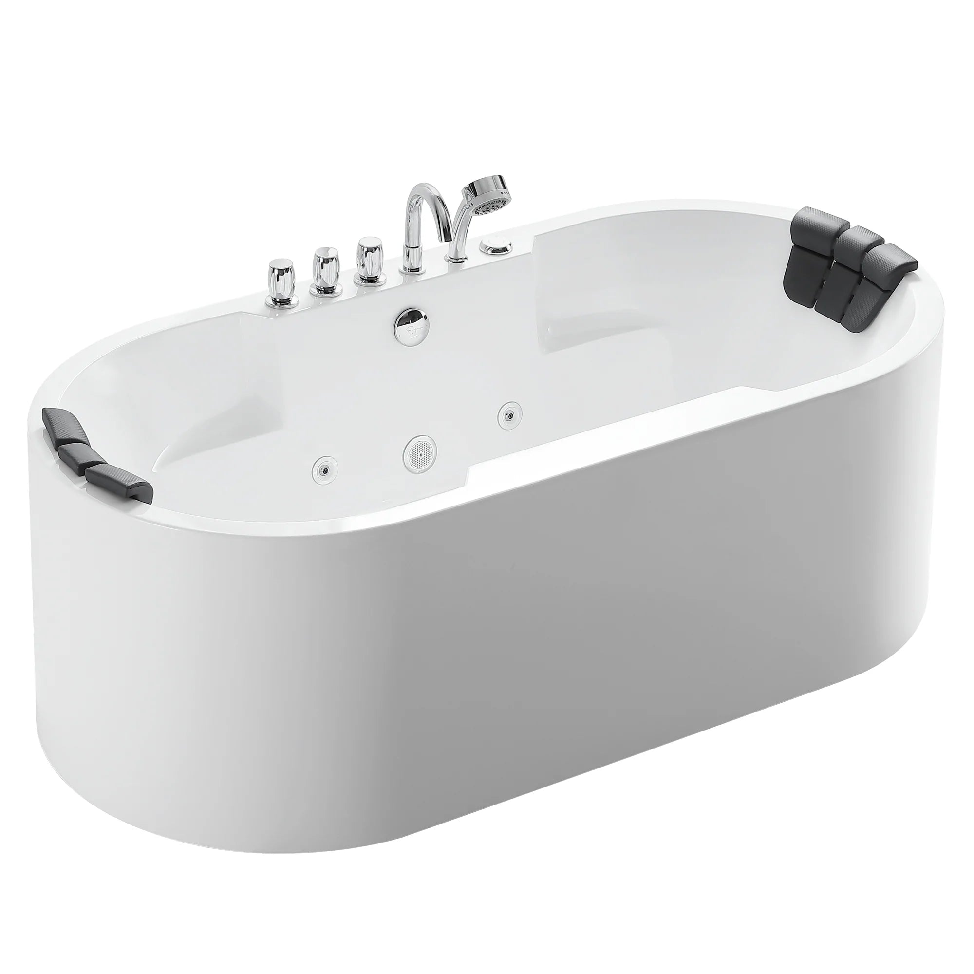 Empava 67 in. Whirlpool Acrylic Freestanding Bathtub - EMPV-67AIS17 image 1