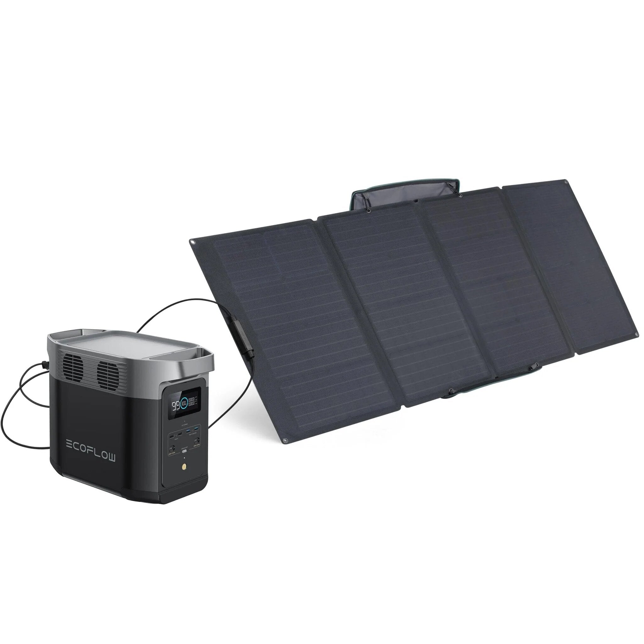 EcoFlow DELTA 2 Portable Power Station + 400W Portable Solar Panel image 1