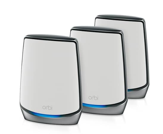 Orbi Tri-Band WiFi 6 Mesh System, 6Gbps, Router + 2 Satellites (AX6000) image 1