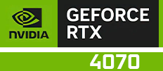 NVIDIA® GeForce RTX™ 4070 12GB GDDR6X 