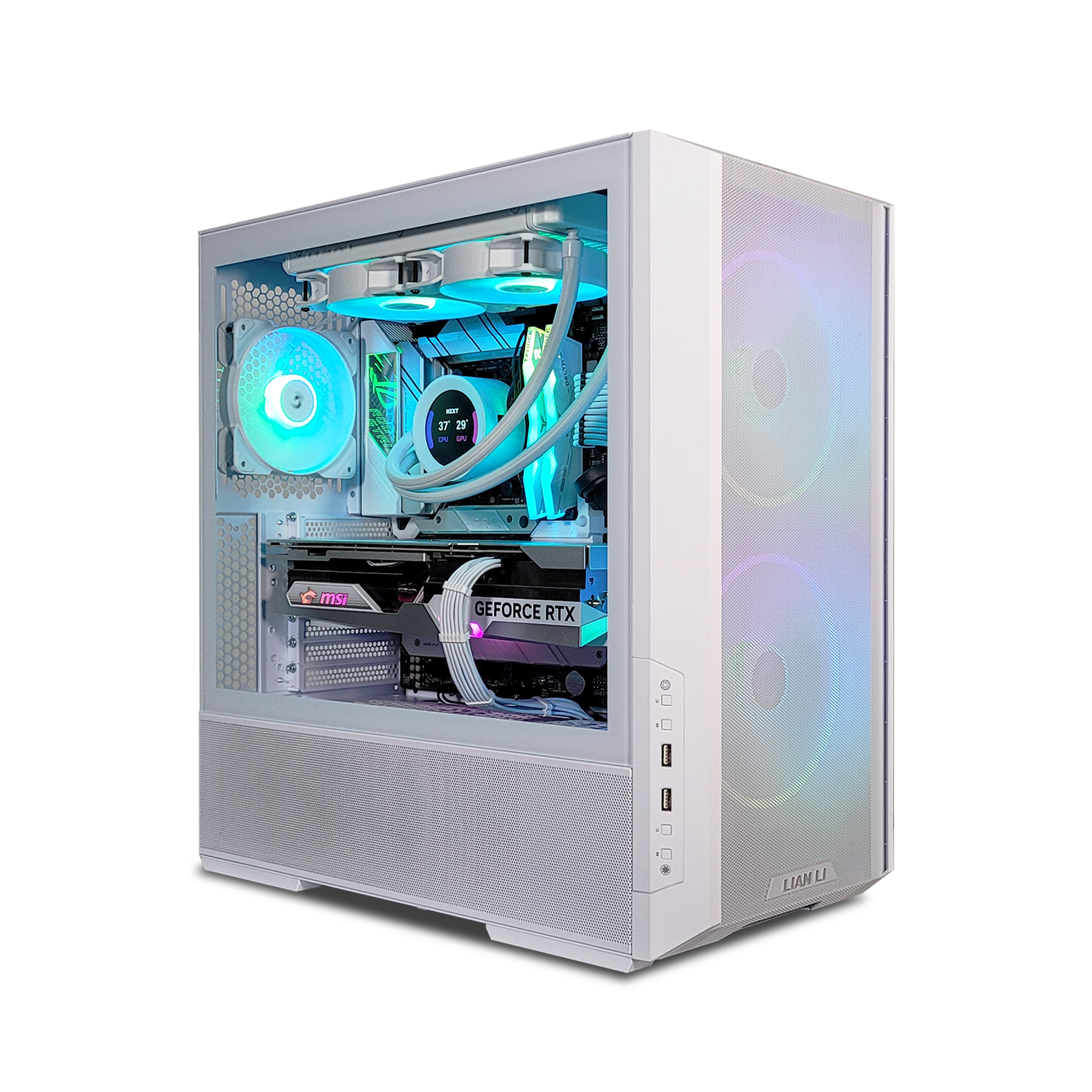 XOTIC PC G7 LANCOOL GHOST Black Label Gaming Desktop w/ AMD X670 RYZEN & DDR5 image 1
