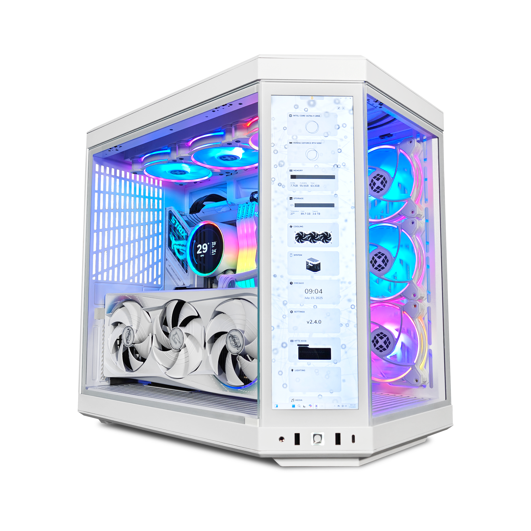 GX13 HYTE GHOST Black Label Gaming Desktop w/ INTEL Z890 & DDR5 image 1