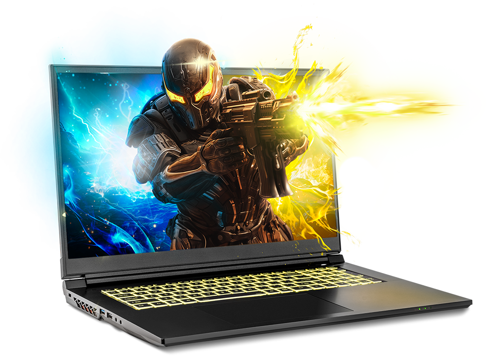 SAGER NP7882C (Clevo NP70SNC) Gaming Laptop image 1