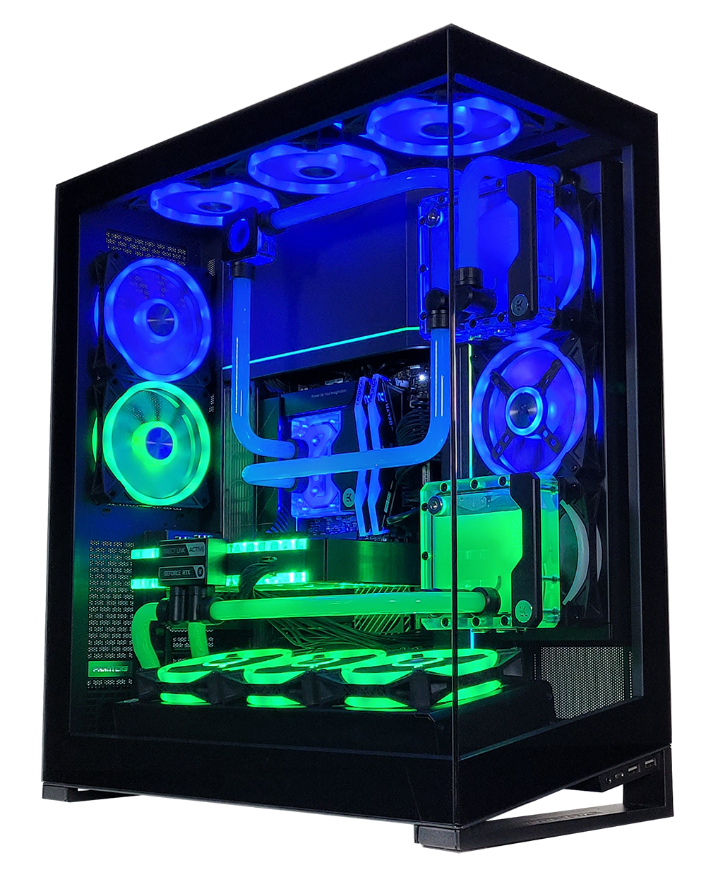 XOTIC PC NV7 Dual Loop Black Label Gaming Desktop w/ INTEL Z790 & DDR5 image 1