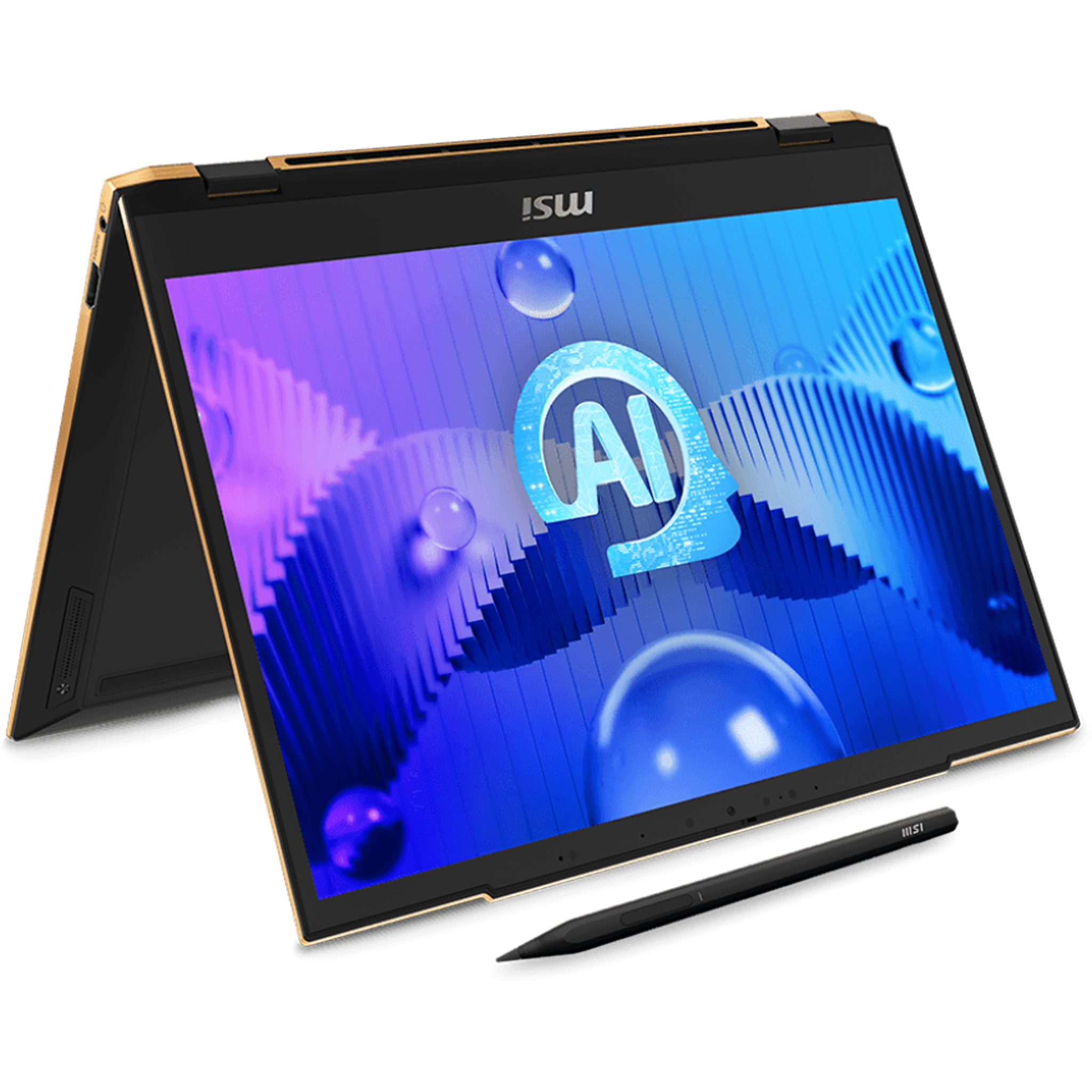 MSI Summit E13 AI Evo A1MTG-038US Ultra Thin and Light Professional 2-in-1 Laptop image 1